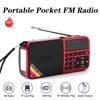 Bluetooth Speaker Radios Mini Portable Pocket FM Radio USB MP3 with Rechargeable Battery For Go Hiking FM Radio Receiver