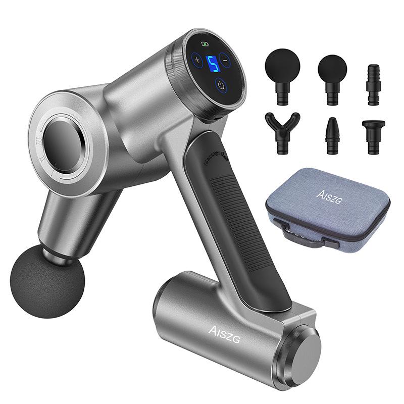 Новый многоскоростной ручной массажный пистолет Электрический перкуссионный массажер Релаксатор для тела Профессиональное устройство для физической подготовки Расслабление мышц