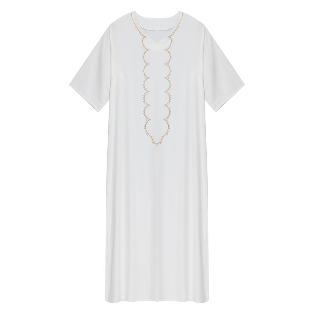 Мужской халат арабский этнический костюм рубашка мусульманский тобе кафтан халат исламский Ближний Восток Саудовская Аравия свободное длинное платье маскарадный костюм