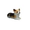 Corgi Dog Figurine Simulation Resin Animal Dashboard Ornaments Miniature Corgi Dogs Decor For Home, Car Interior