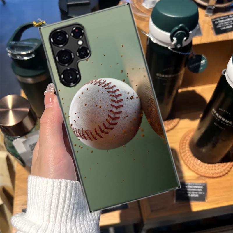 Baseball Cases Phone Case for Samsung Galaxy S26 Ultra S25 Edge S24 S23 FE S21 Plus S20 S22 Cover TPU Capa Shell Shockproof Patt