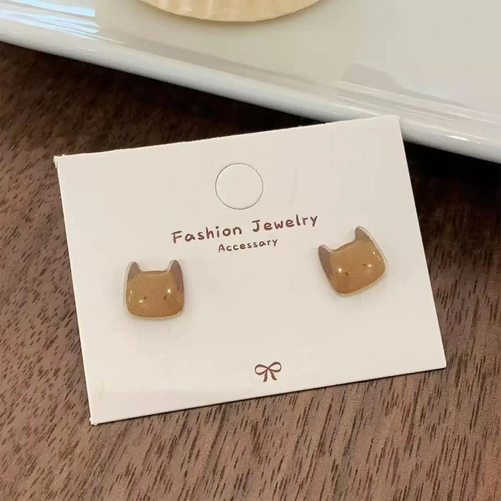 Набор из 6 шт. Милые серьги-подвески в стиле Харадзюку, синие медузы, звезды, морская тематика для женщин и девочек, уникальный эстетичный шарм, аксессуары