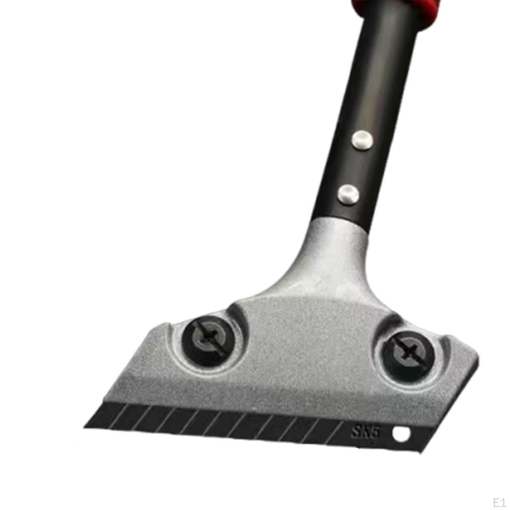 Cleaning Scrapers Accessories Ergonomic TPU Handle Portable Versatile Removing Tool Black for Window