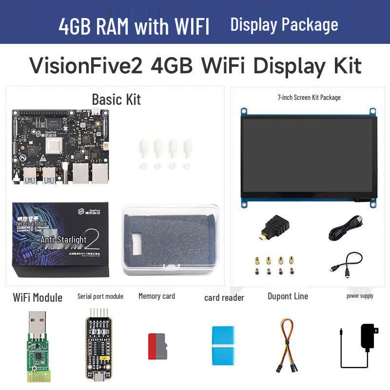 SaiFang VisionFive2 RISC-V со встроенным 3D-ускорителем под управлением Linux - Доступно несколько комплектов