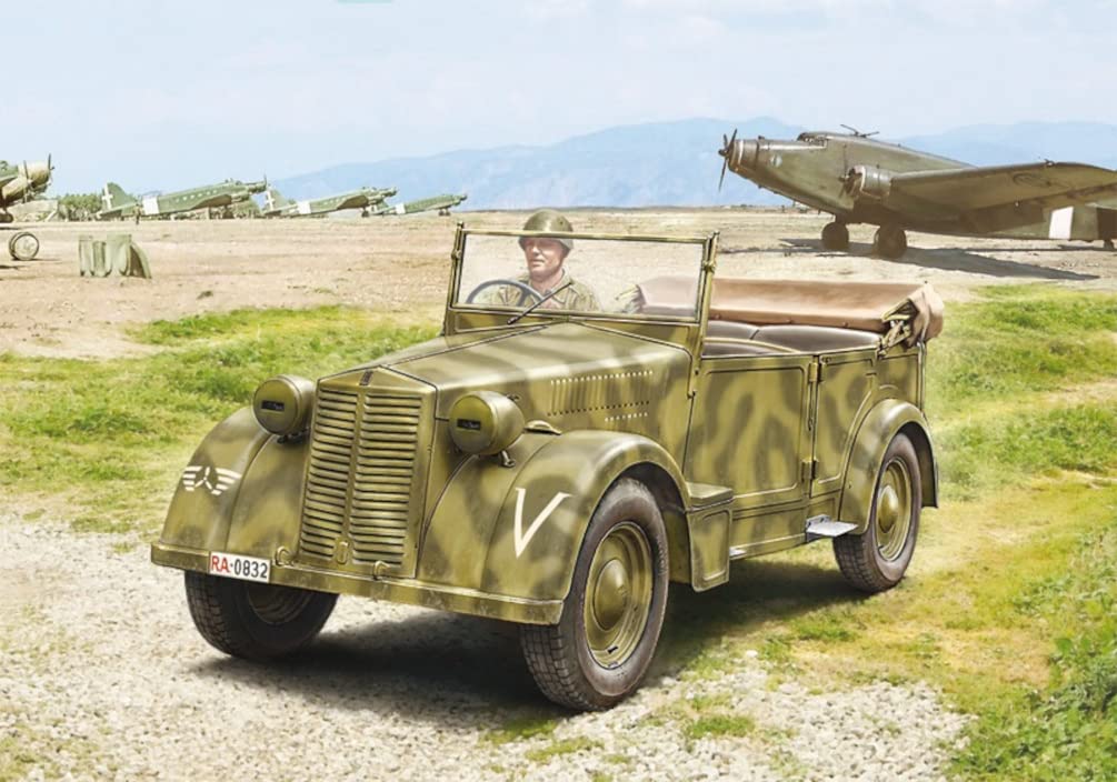 Italeri Tamiya Военная Серия 6550 Fiat 508 CM Coloniale водитель Пластиковая модель 38550 IT6550 (ИТАЛЕРИ) 1/35 Нет. (с фигурой)