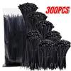 Self-locking Plastic Nylon Cable Ties Cord Ties Straps Adjustable Cables Fastening Loop Home Office Wire Zip Ties