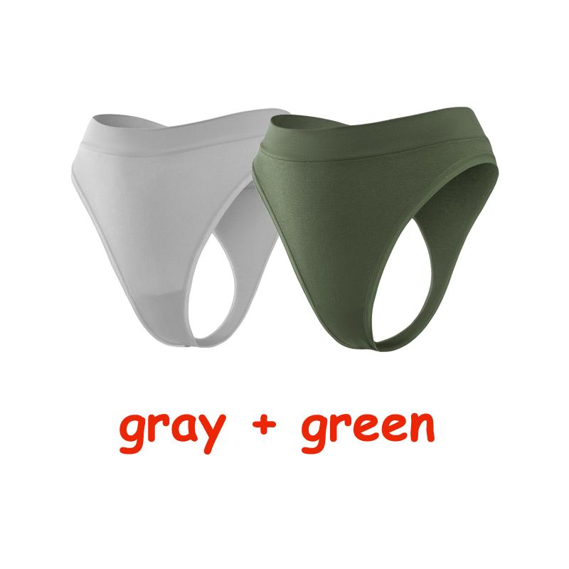 2Pcs/Lot Women Sexy 5 Color Panties Low-waist Comfort Underwear G String Thong Breathable Lingerie Temptation Intimates