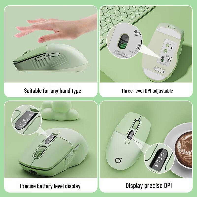 EWEADN Q1 Dual-Mode Wireless Rechargeable Mouse