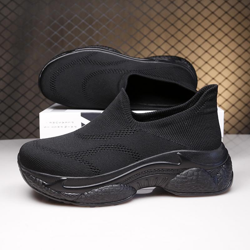 Женская новая повседневная спортивная обувь легкая модная ленивая сетчатая дышащая обувь большого размера для мамы для ходьбы вулканизированная обувь на плоской подошве