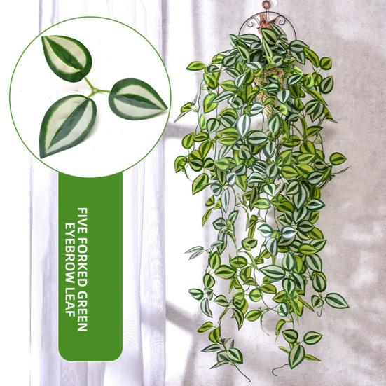 Красивое искусственное растение, не засохшее, пластиковое, декоративное