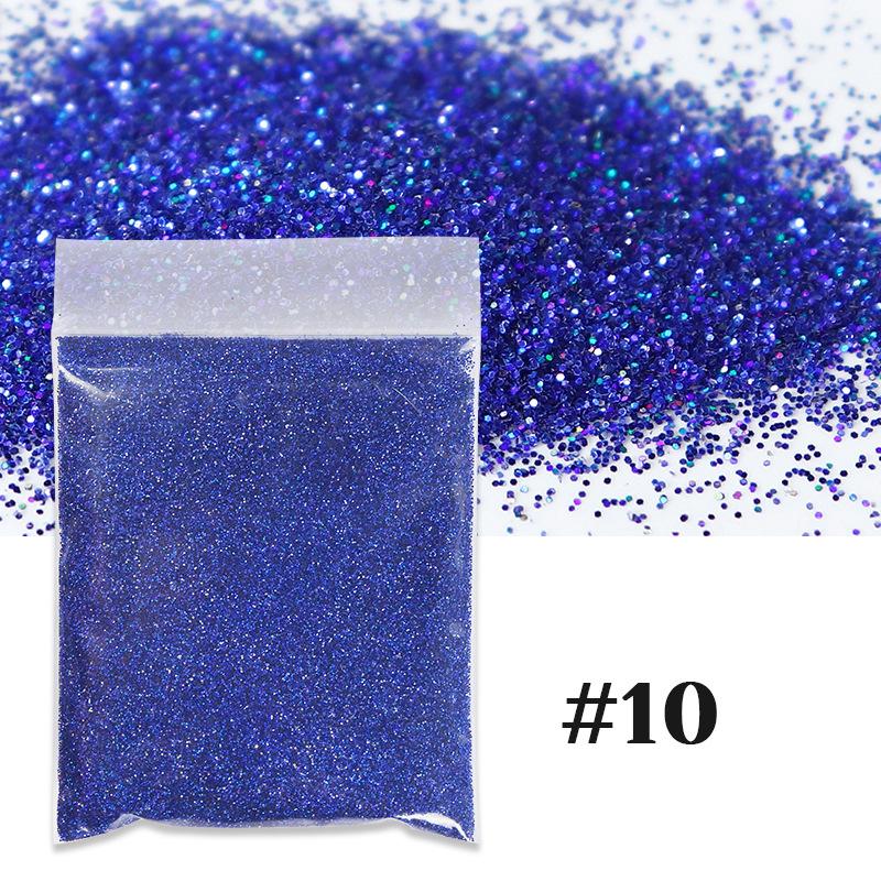10g Holographic Glitter for Nails Hologram Powder Sparkly Pigment Decorations Loose Chunky Shiny Charms Reflective Nail Polish