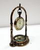 Antique Desk Clock Vintage Table Top Antique Brass Decorative Gift