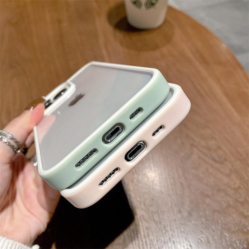 Прозрачный акриловый чехол для телефона для Iphone 13 Pro Max 12 11 Pro, силиконовый противоударный бампер, задняя крышка для Iphone Xs Max Xr 7plus