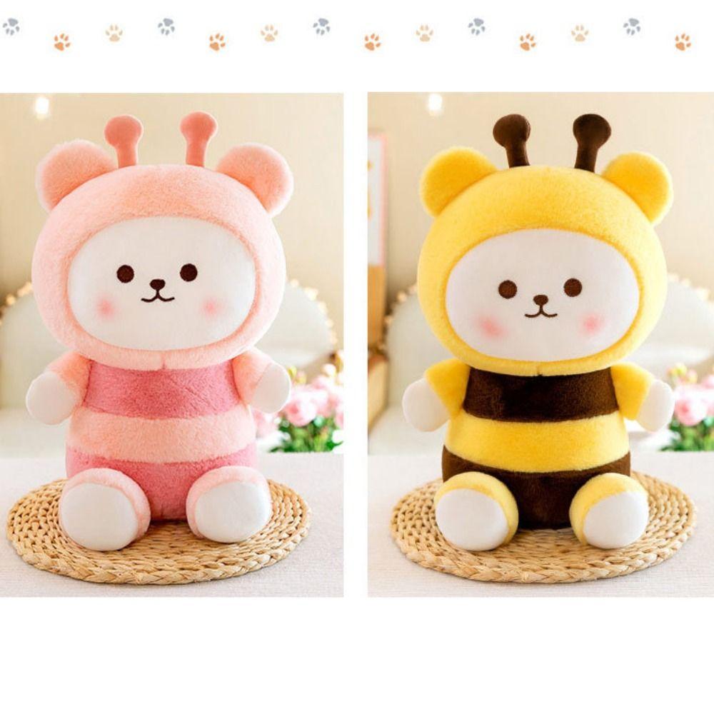 PP Cotton Bee Stuffed Toys Stuffed Bees Bear Plush Dolls Adorable Bee Doll Plush Toy Children