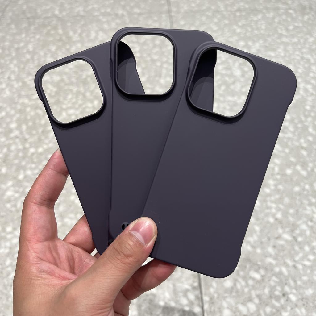 Ультратонкий безрамочный жесткий чехол из поликарбоната для iPhone 15 14 13 12 MINI 11 Pro Max XR XS X 8 7 Plus SE роскошный тонкий охлаждающий чехол Candy