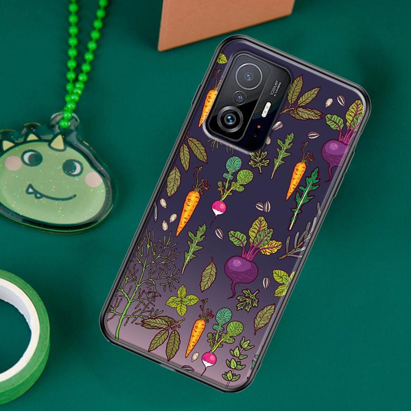 Чехол для телефона с морковью для POCO F5 X5 X3 Pro X4 F4 GT F3 M5s C40 для Xiaomi 13 12 Lite 11T 12T Pro 12X