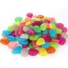 Anyasen 200 Pieces Luminous Pebble Luminous Stone Multicolored Pebbles Garden Decorative Fluorescent Luminous Stones Decor for Passe21