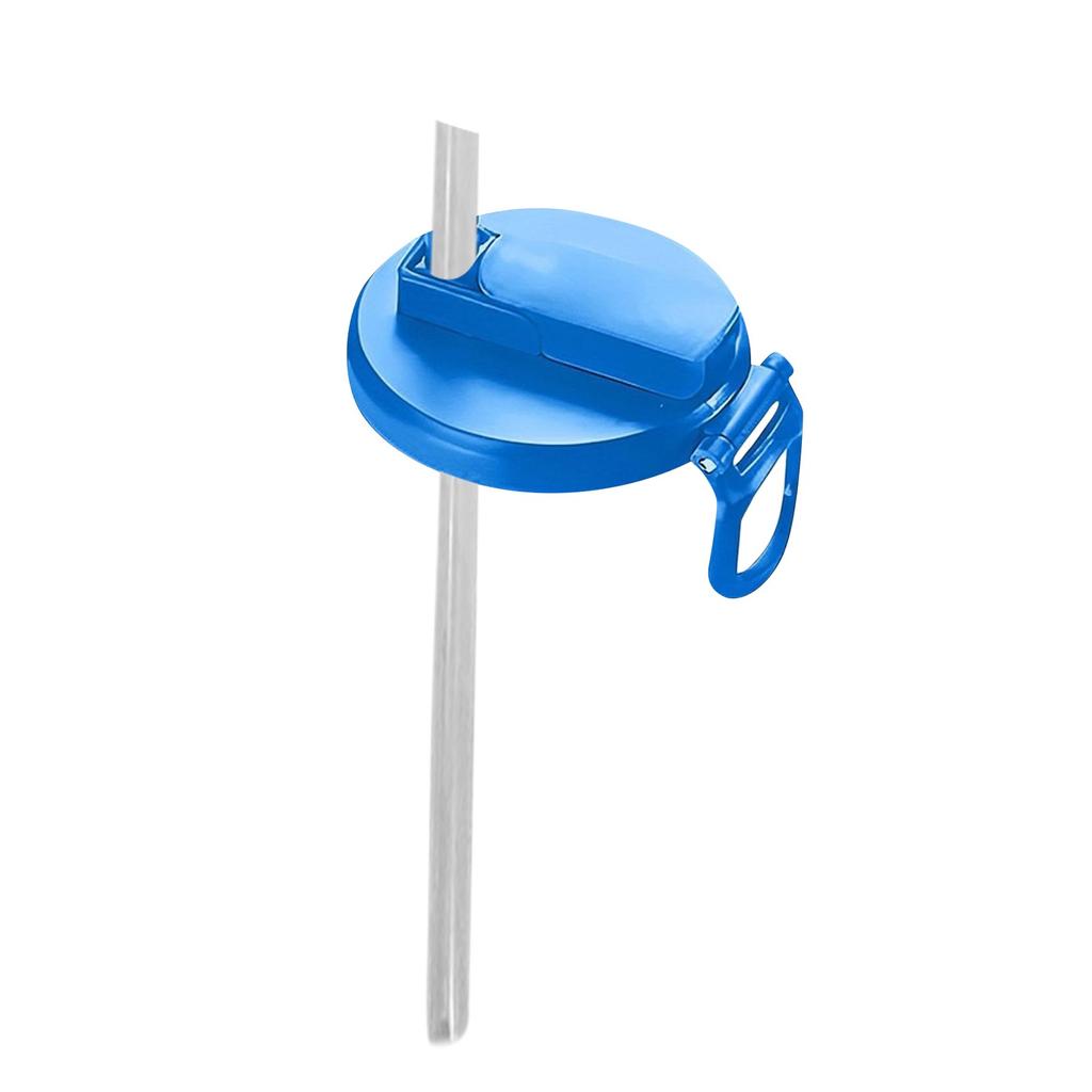 Крышка для банки с газировкой с силиконовой трубочкой, многоразовая, подходит для консервированных напитков