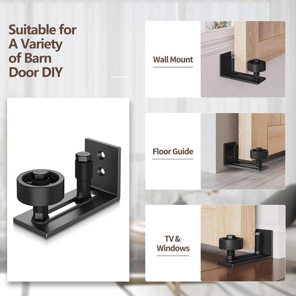 Для Шкафа Накладной Нижний Трек Комплект Фурнитура для Роликов Раздвижных Дверей Напольный Направляющий для Амбарной Двери