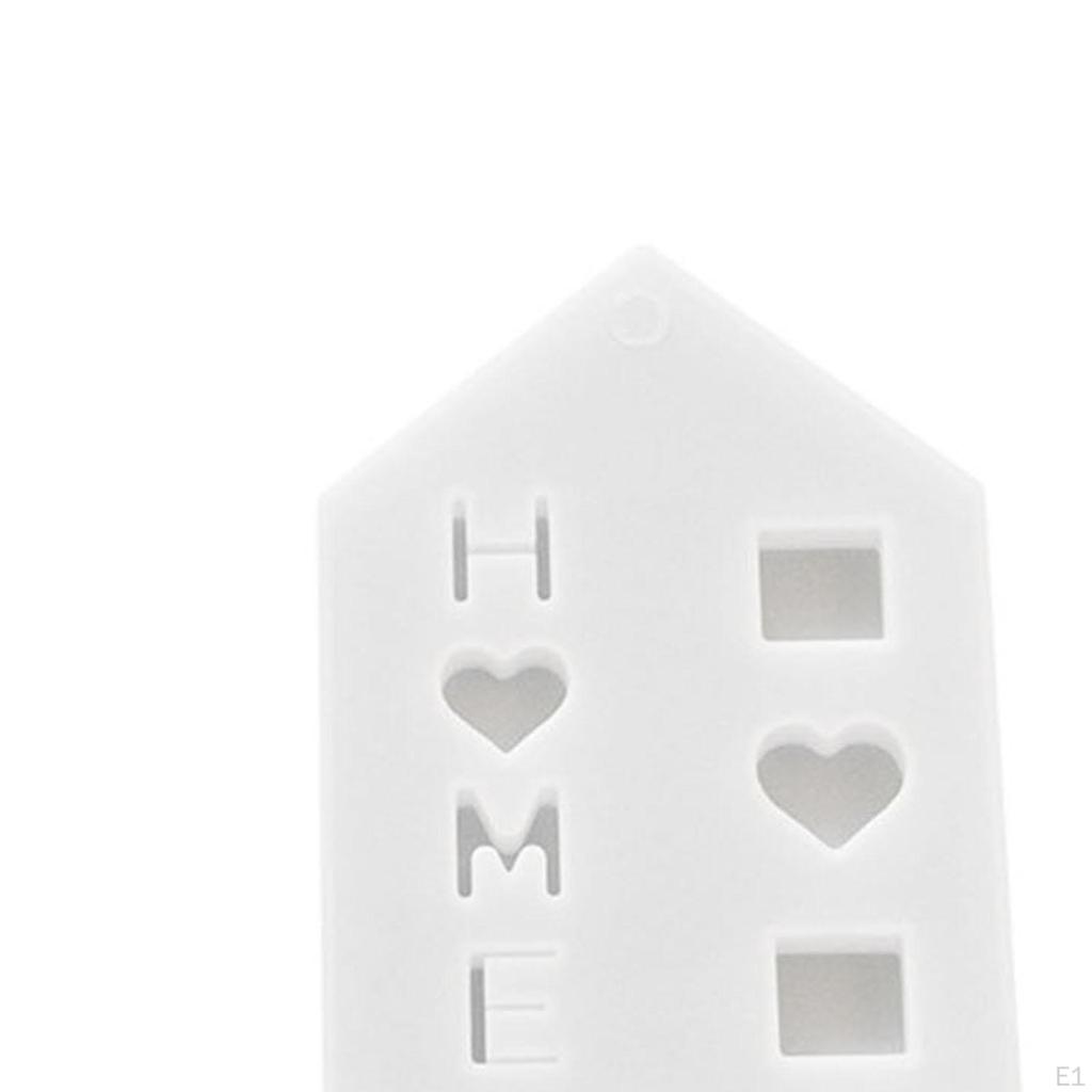 Xmas House Silicone Model Resin Crafts Christmas Soap Candle