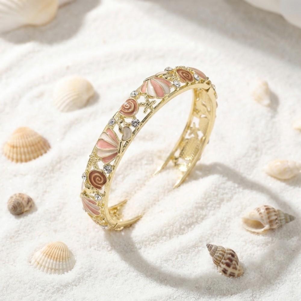Rhinestone Flower Crystal Bangle Hollow Women's Hand Bracelet Jewelry Gifts