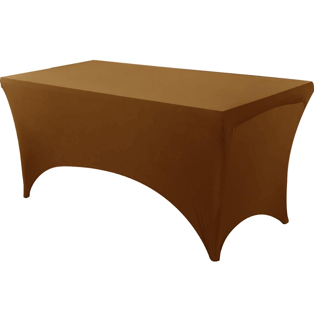 Скатерть спандекс плотно облегающая моющаяся и устойчивая к складкам стрейч прямоугольная для патио мероприятия свадебных вечеринок чехол на стол