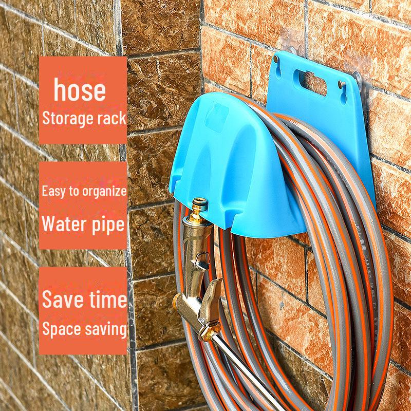 Настенная катушка для шланга для садоводства и автомойки с местом для хранения водяного пистолета