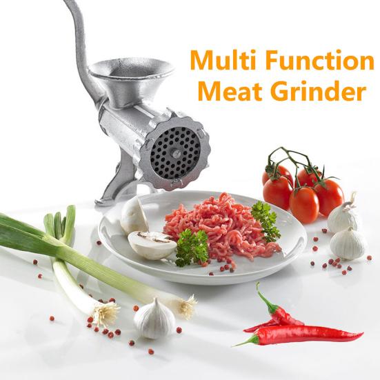 Kitchen Multifunction Meat Mincer Handheld Hand Crank Grinder Sausage Noodles
