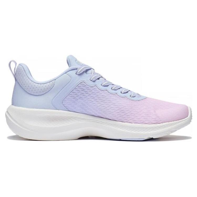Li Ning Lanying Легкая ткань Легкая амортизация Низкие Бадминтонные кроссовки Женские Сине-розовые AFVT012-1