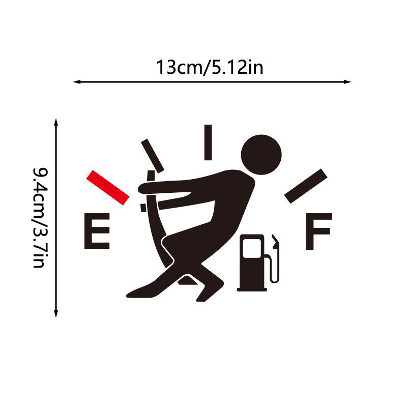 Новые 1 шт. забавные наклейки на автомобиль, наклейка с высоким расходом газа, указатель уровня топлива, пустые наклейки, водонепроницаемые наклейки на бак автомобиля для стайлинга автомобиля