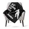 Hockey Customize Your Name Blanket Used For Chair Office Sofa Bed Camping Soft And Warm Giving Friends And Relatives Birthday Graduation Gift