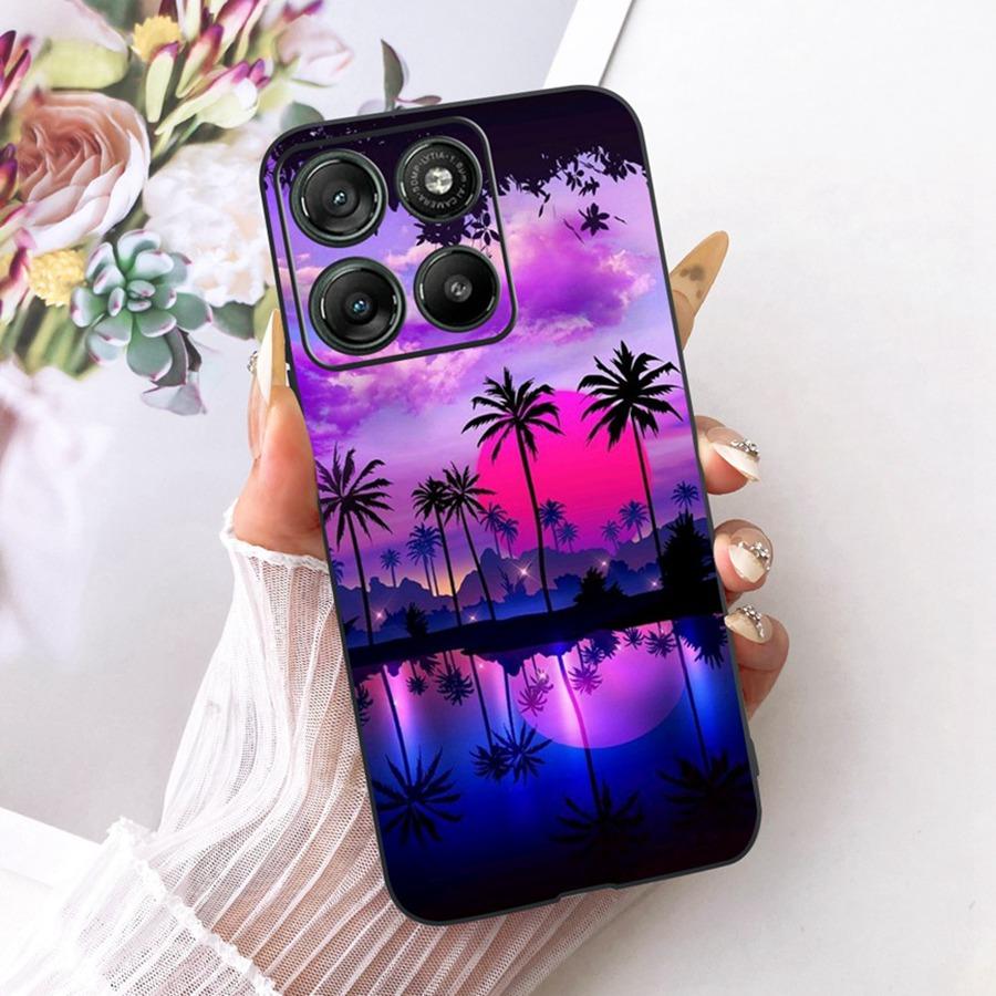 Для Motorola Moto G67 Moto G77 Чехол Мультяшный Кот Силиконовый Мягкий ТПУ Задние Крышки Для MotoG77 G 67 Чехол для Телефона MotoG67 G 77 5G Fundas