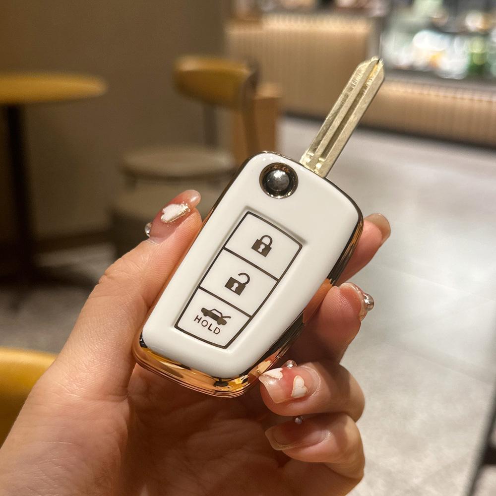 Мягкий чехол для дистанционного ключа из ТПУ для Nissan X-Trail Qashqai J11 Juke Murano Micra Tiida Maxima Altima Kicks аксессуары