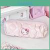 Холщовый пенал на молнии Hello Kitty с милым дизайном для девочек и для школы