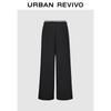 UR Women's Casual Plaid Drawstring Straight Leg Pants