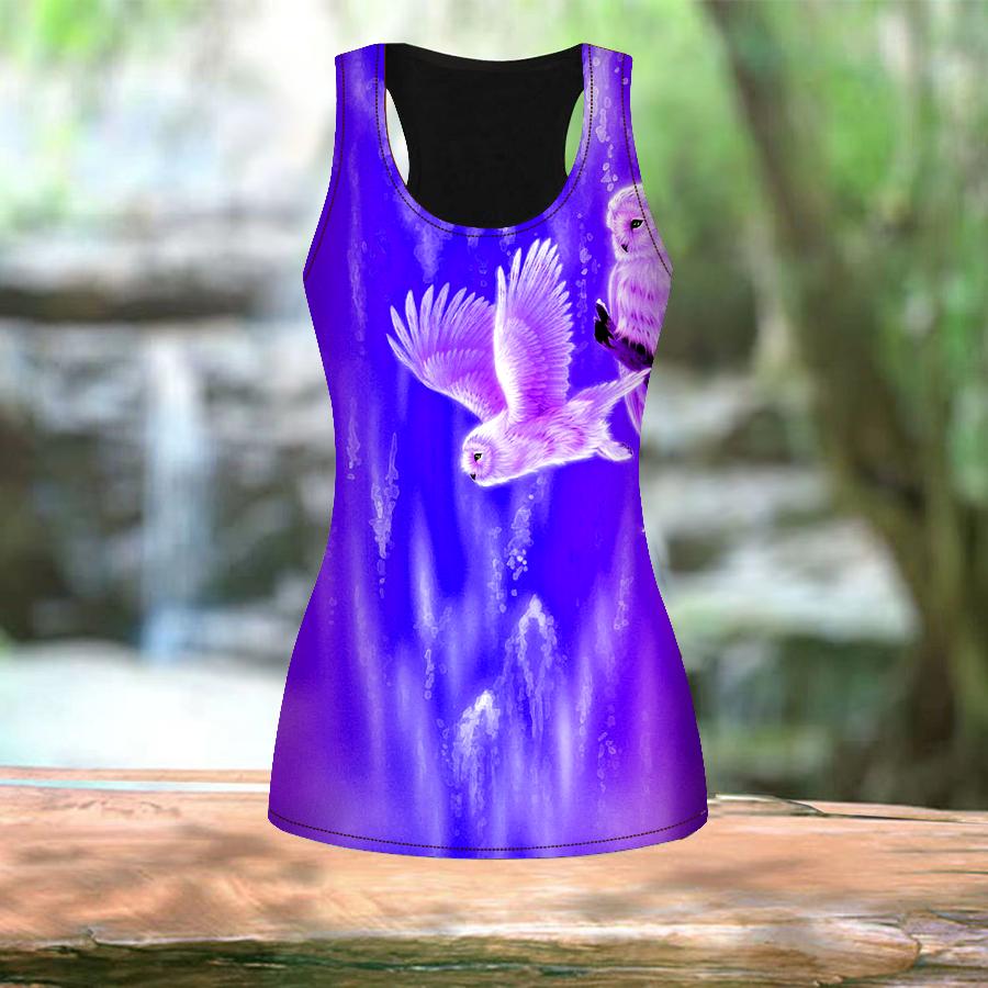 Женские летние спортивные рубашки с 3D фиолетовым принтом орла для занятий йогой и тренажерным залом, жилеты больших размеров