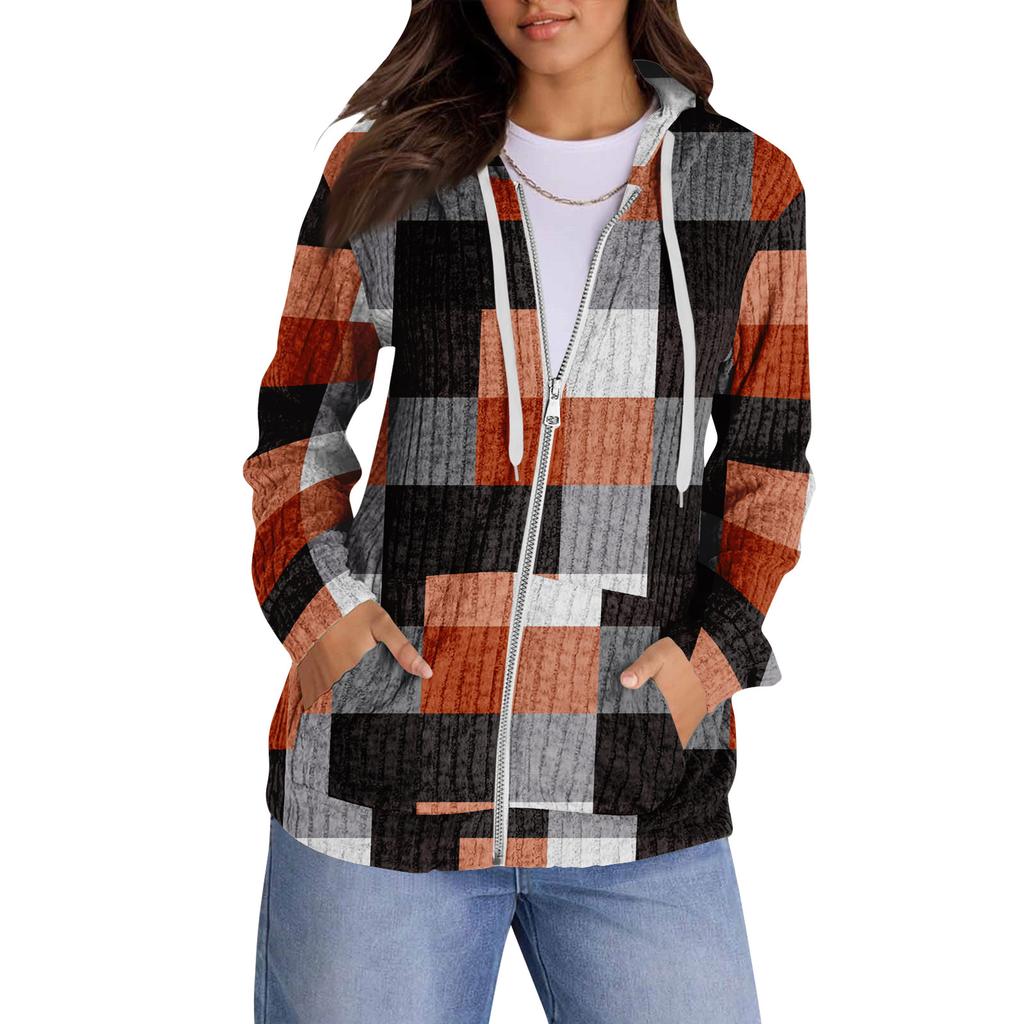 Hoodies For Women Trendy Tops Casual Fall Fashion Long Sleeve Sweatshirt With Pockets Pullover Lightweight
