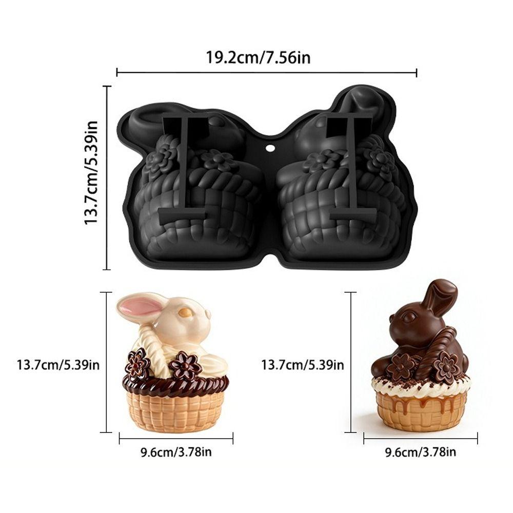 Cartoon Cake Baking Mold Non-Stick Resin Casting Molds Gypsum Drip Cake Pan Pastry Making