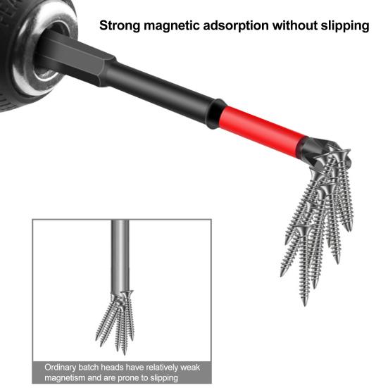 5/6/10/12 шт. Набор бит для ударной отвертки Устойчивые к ржавчине Высокоточные шлицевые головки Крестовые биты для отвертки Сверла с магнетизмом