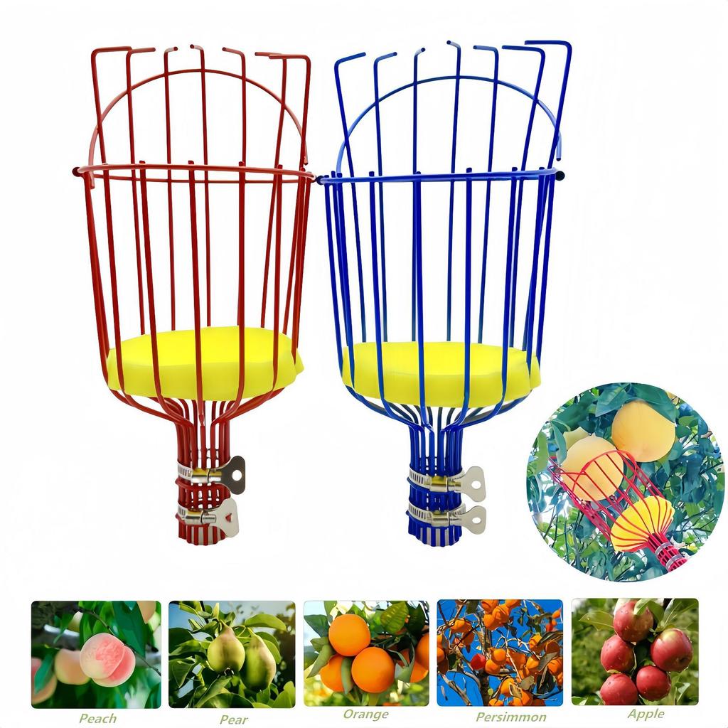 Fruit Picking Artifact High-Altitude Picking New Fruit Picking Artifact Professional Orchard Artifact Garden Fruit Picking Fruit Basket Tool