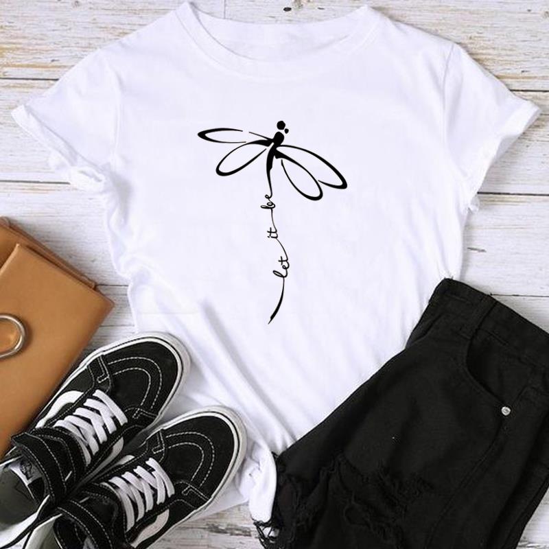 Азиатский размер-принт, женская любовь, сердце, акварельный тренд, сладкая женская футболка 90-х годов, повседневная женская летняя футболка, модная футболка с коротким рукавом и рисунком