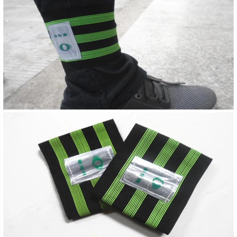 2 пары велосипедных ремней, защитные брюки для велосипеда, ремень для ног, велосипедный ремень, легкая завязка, фиксированные брюки с ночным предупреждением