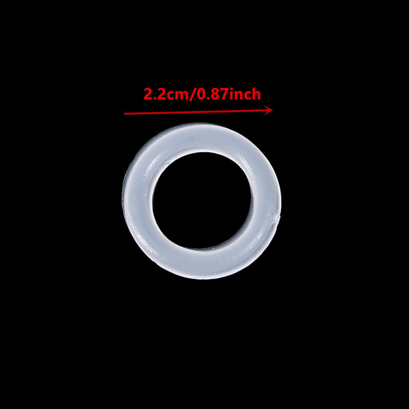 20PCS Plastic Bag Styling O-Ring Loops DIY Crochet Ring Circle Hook Craft Tool Accessory for Handbag