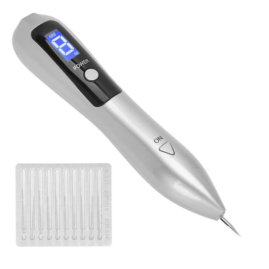 Ручка для удаления родинок 9 скоростей Регулировка Удаление темных пятен веснушек с синим светом
