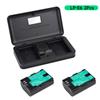 PALO LP-E6 2850mah Camera Battery+LCD Power Display Charger for Canon EOS 5DS R 5D Mark II 5D Mark III 6D 7D 80D EOS 5DS R Camera
