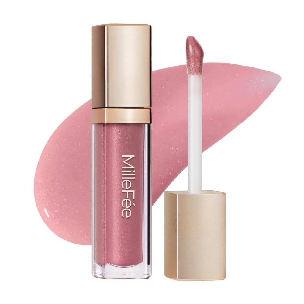 MilleFee Glamorous Lip Plumper Milk Tea Candy Lip Gloss Увлажняющий Блеск Прозрачность Пухлость Гладкий Цвет Пухлость Объем Уход за губами Слизистая губа