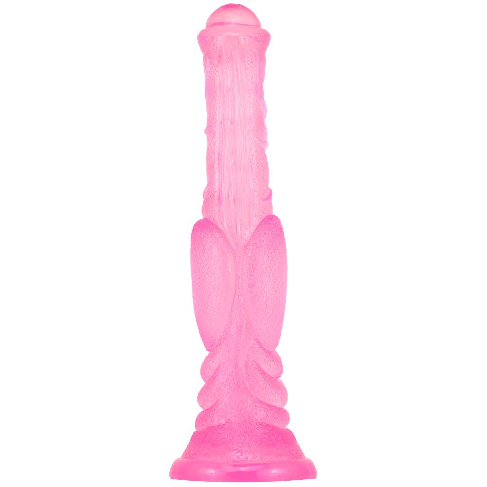 Без яиц Петушиный член Большой Симуляция Прозрачный Дилдо Биг Мак Женский с Силиконовым Дилдо Сексуальная Специальной формы Плетка