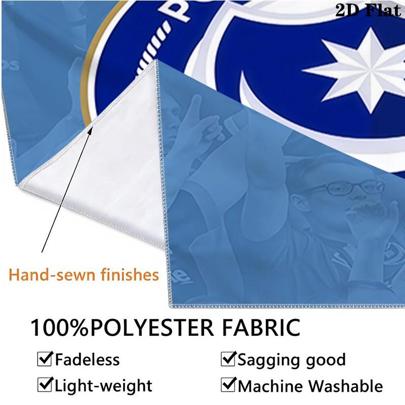 Portsmouth FC Printed Tapestry – Wall Hanging for Bedrooms, Dorms, and Home Decor