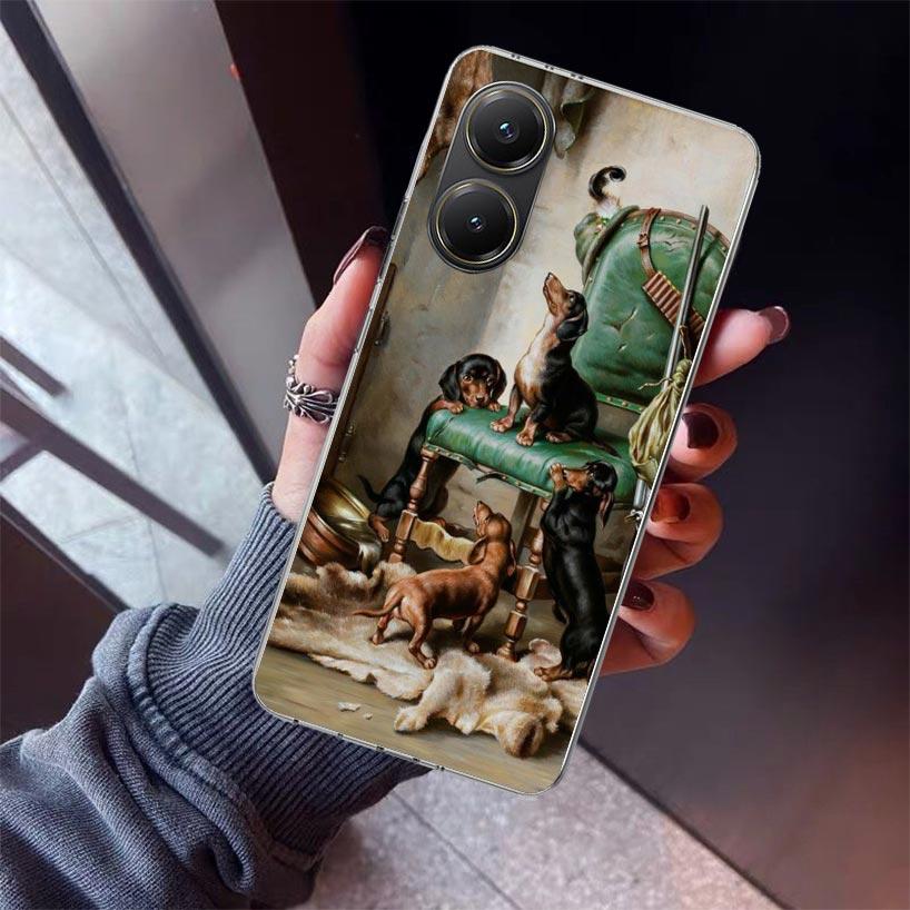 Hunter Dog Hunting Phone Case For Xiaomi Poco X7 X6 X5 Pro F7 Ultra Redmi 15C 15 13 13C 12 12C 10 10A 10C 9 9A 9C 9T Shell Poco