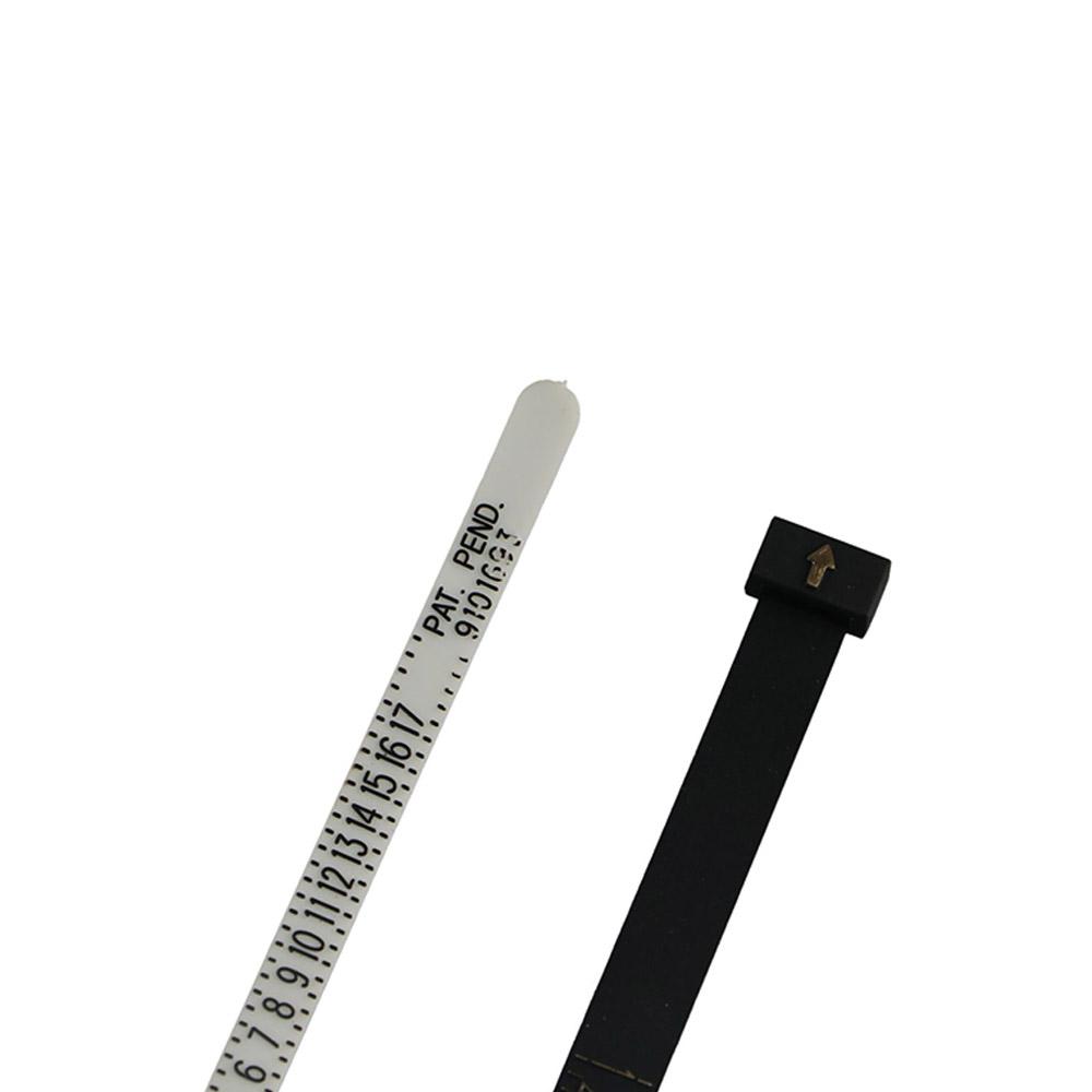 White Accurate Plastic Gauge Finger Measure Ring Sizer Accessory Measure Tools Jewelry